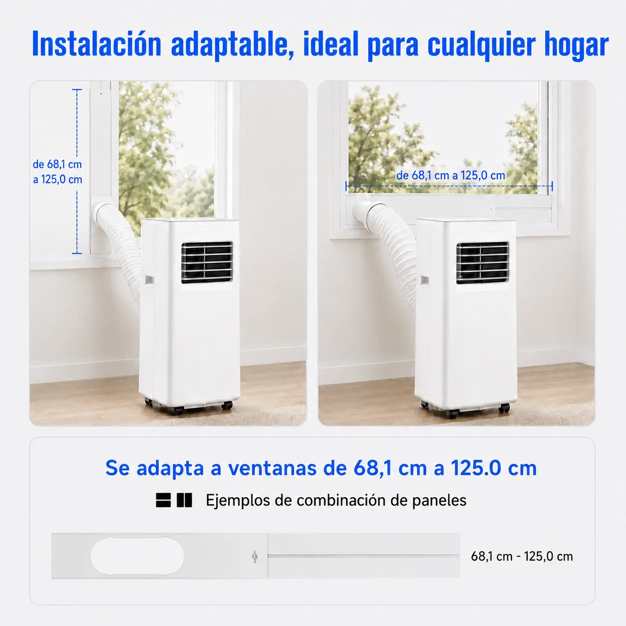 Aire acondicionado portátil de 10.000 BTU para habitaciones de hasta 42 m² — imagen 5